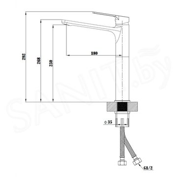 Смеситель для умывальника Esko Singapore SB 25