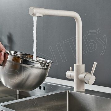 Смеситель для кухонной мойки Shevanik S868X с подключением к фильтру воды