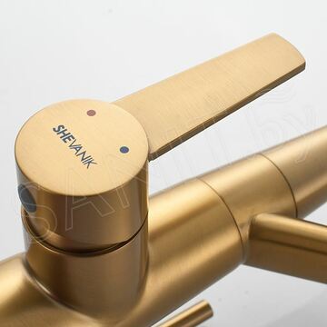 Смеситель для кухонной мойки Shevanik S968G с подключением к фильтру воды