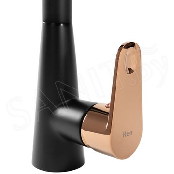 Смеситель для кухонной мойки Rea Mild black matt rose gold REA-B4801