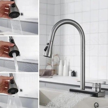 Смеситель для кухонной мойки Rea Conor nikiel matt REA-B6313