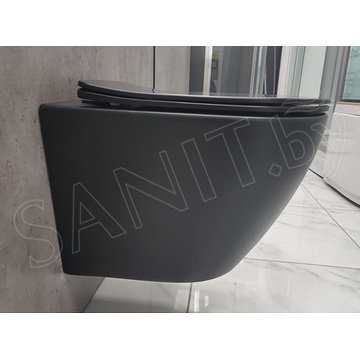 Подвесной унитаз SantiLine SL-5025MB