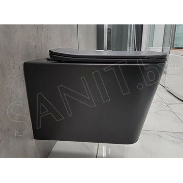 Подвесной унитаз SantiLine SL-5027MB