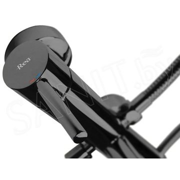 Смеситель для ванны Rea Lungo Black Metallic REA-B4422
