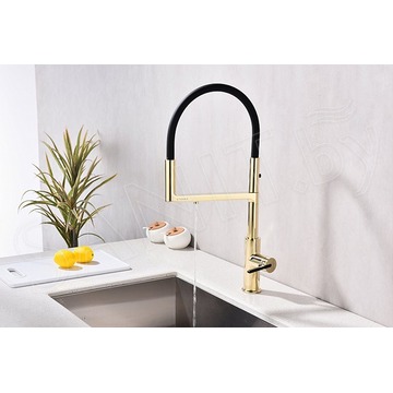 Смеситель для кухонной мойки Paulmark Tornado To213402-G / To213402-BG с подключением к фильтру воды