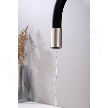 Смеситель для кухонной мойки Paulmark Salix Sa213419-NI(BS) / Sa213419-CR с подключением к фильтру воды
