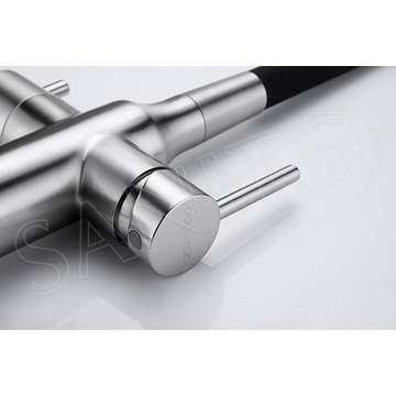 Смеситель для кухонной мойки Paulmark Salix Sa213419-NI(BS) / Sa213419-CR с подключением к фильтру воды