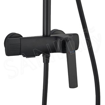 Душевая стойка Rea Rebel Black REA-P2416