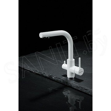 Смеситель для кухонной мойки Paulmark Essen Es213011-431TW(WH) / Es213011-BE с подключением к фильтру воды
