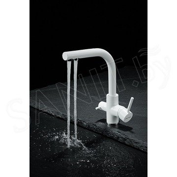 Смеситель для кухонной мойки Paulmark Essen Es213011-431TW(WH) / Es213011-BE с подключением к фильтру воды