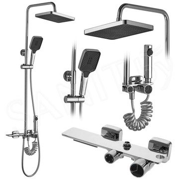 Душевая стойка Rea Helix chrome REA-P6620
