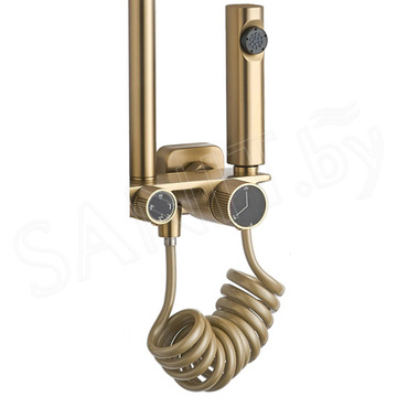 Душевая стойка Rea Helix gold matt REA-P6621 / gold REA-P6619