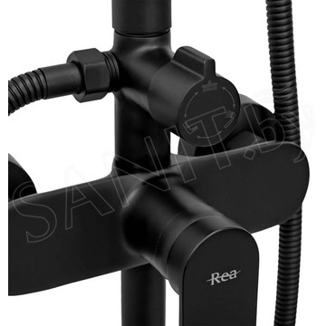 Душевая стойка Rea Verso Black Matt REA-P9145