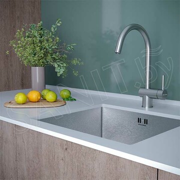 Смеситель для кухонной мойки Paulmark Bend Be212066-SS