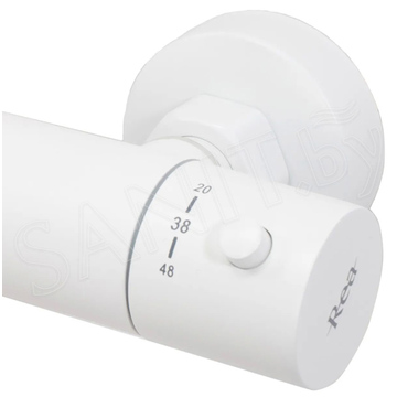 Душевая стойка Rea Lungo white REA-P6608 с термостатом