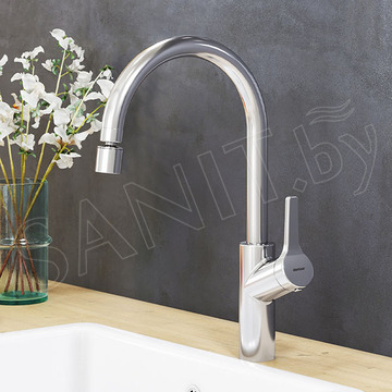 Смеситель для кухонной мойки Damixa Eclipse 310722000 с двухрежимным регулируемым аэратором