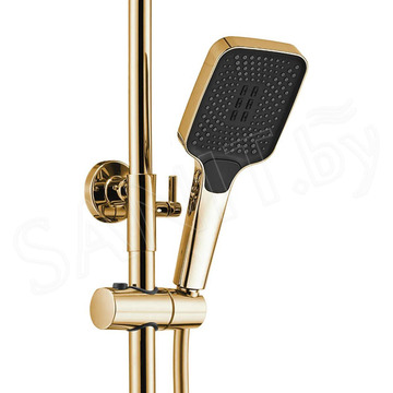 Душевая стойка Rea Rob Gold REA-P6625 / Gold matt REA-P6623 с термостатом