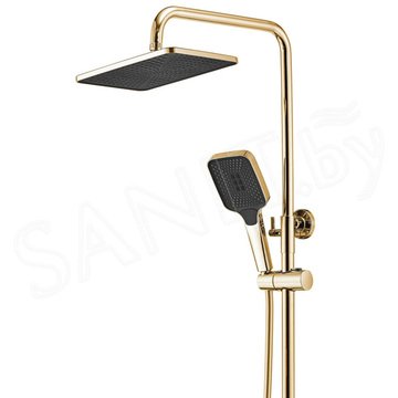 Душевая стойка Rea Rob Gold REA-P6625 / Gold matt REA-P6623 с термостатом