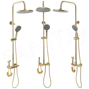 Душевая стойка Rea Max Gold REA-P6617
