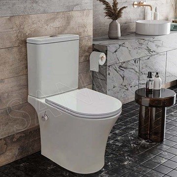 Напольный унитаз Roxen Urban Bidet 600190-01X Rimless Soft Close с функцией биде