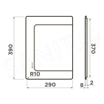 Разделочная доска для мойки Omoikiri CB-Basic-370-WD