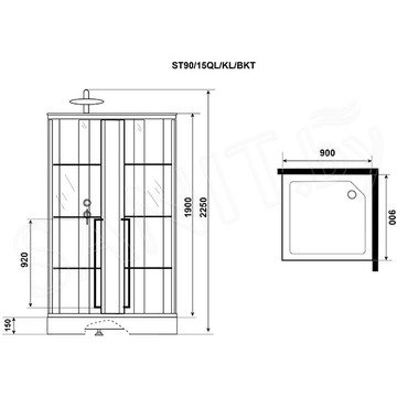 Душевая кабина Niagara Standart ST 90х90 / 100х100