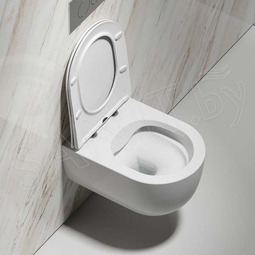 Подвесной унитаз CeramicaNova Modena CN6063 / CN6063MW Rimless Soft Close
