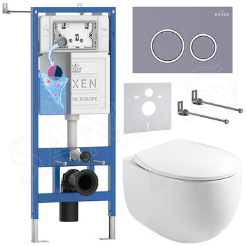 Комплект инсталляции 6 в 1 Roxen StounFix Dual Fresh 966160 с аромадозатором