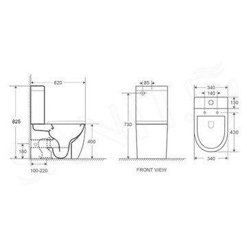 Напольный унитаз WeltWasser Merzbach 011 GL-WT