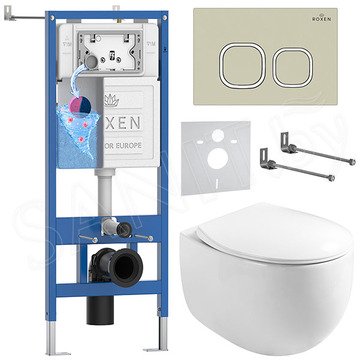 Комплект инсталляции 6 в 1 Roxen StounFix Dual Fresh 966619 с аромадозатором