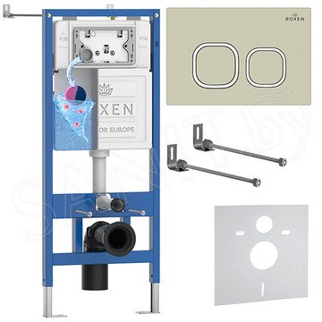 Комплект инсталляции 4 в 1 Roxen StounFix Dual Fresh 966444 с аромадозатором