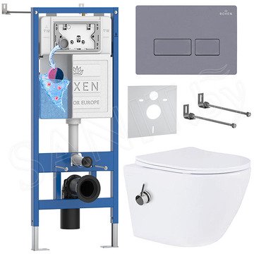 Комплект инсталляции 6 в 1 Roxen StounFix Dual Fresh 966821 с аромадозатором