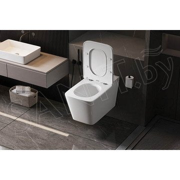 Подвесной унитаз Abber Rechteck AC1202P с импульсным смывом
