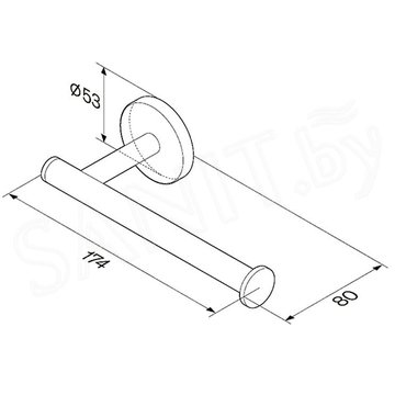 Держатель для туалетной бумаги AM.PM X-Joy A85A34100