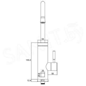 Проточный водонагреватель Zanussi SmartTap Steel