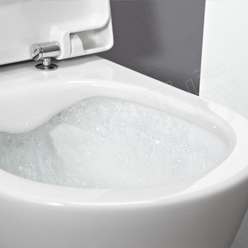 Комплект инсталляции Roxen StounFix Dual Fresh с удлиненными креплениями, аромадозатором, металлической кнопкой Steel и унитазом Laufen Pro Rimless