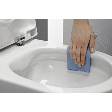 Комплект инсталляции Roxen StounFix Dual Fresh с удлиненными креплениями, аромадозатором, металлической кнопкой Steel и унитазом Laufen Pro Rimless