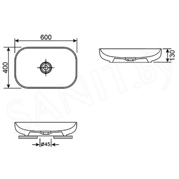 Умывальник Wellsee Croquis 150309000