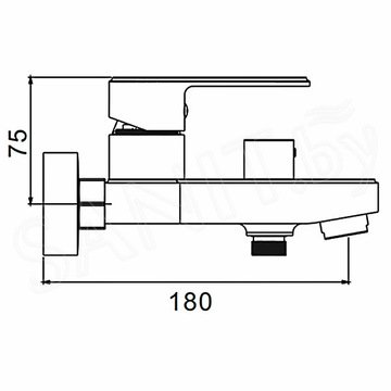 Смеситель для ванны Gerhans K13022