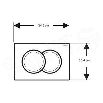 Комплект инсталляции Geberit Duofix Delta 458.149.21.1 c унитазом Roxen Antares 530185-01 Rimless Soft Close