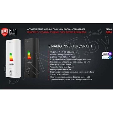 Накопительный водонагреватель Royal Thermo RWH Smalto Inverter