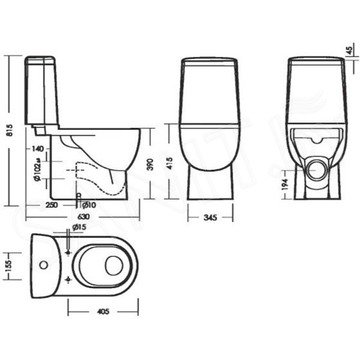 Напольный унитаз Sanita Luxe Fest Comfort