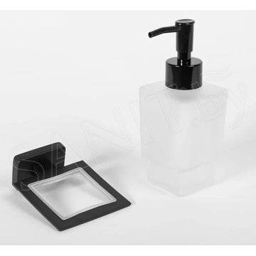 Дозатор для моющих средств Rea Oste 06 black matt 80047