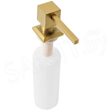 Дозатор для моющих средств Rea gold matt square BAT-05009