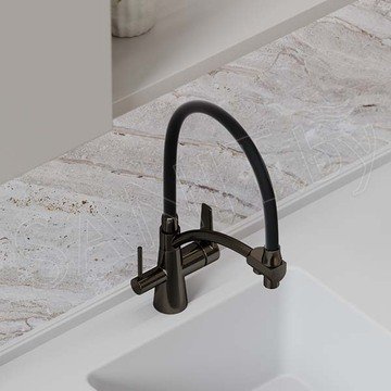 Cмеситель для кухонной мойки Sancos Eri SC4001GG с подключением к фильтру воды