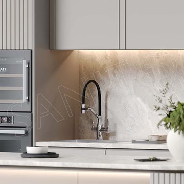 Смеситель для кухонной мойки Sancos Orta SC4008CH / SC4008BN с подключением к фильтру воды