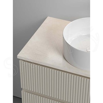 Тумба под умывальник Sancos Snob T Beige Soft со столешницей Kreman и умывальником Element CN6032