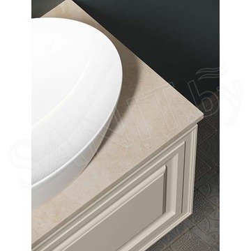 Тумба под умывальник Sancos Very Beige Soft со столешницей Kreman и умывальником Element СN5018