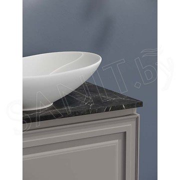 Тумба под умывальник Sancos Very Doha Soft со столешницей Black sky и умывальником Element CN6015