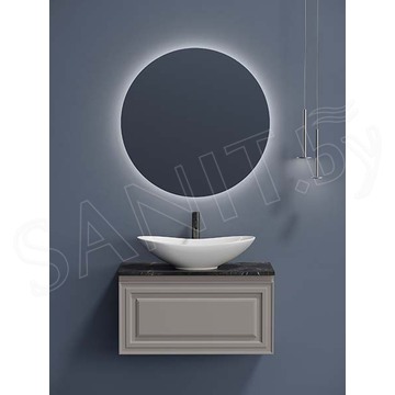 Тумба под умывальник Sancos Very Doha Soft со столешницей Black sky и умывальником Element CN6015